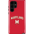 University of Maryland Collegiate Text Red Galaxy Cases